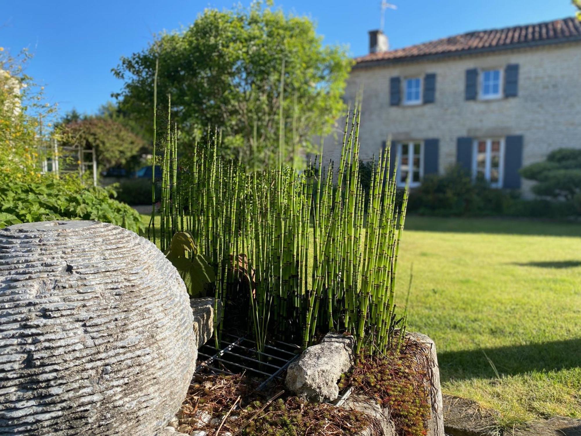 Aux Agapanthes, Chambres D'Hotes Charentaises De Charme Avec Piscine Aumagne Bagian luar foto